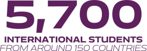 5700 international students infographic