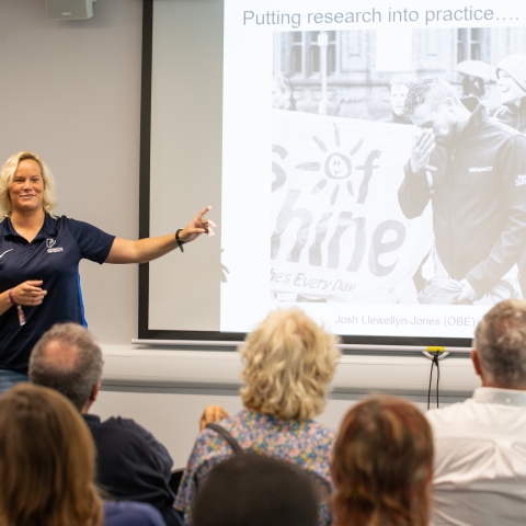 Presentation on research into practiceAlumni Weekend