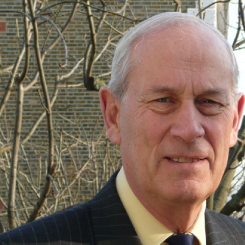 Michael Boyce smiling to camera