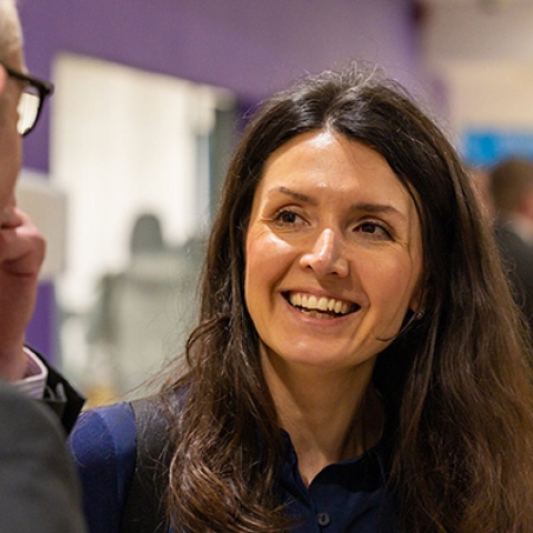 UoP staff member smiling