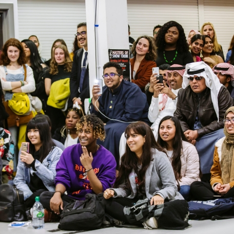 Group of students at Festival of Cultures 2019