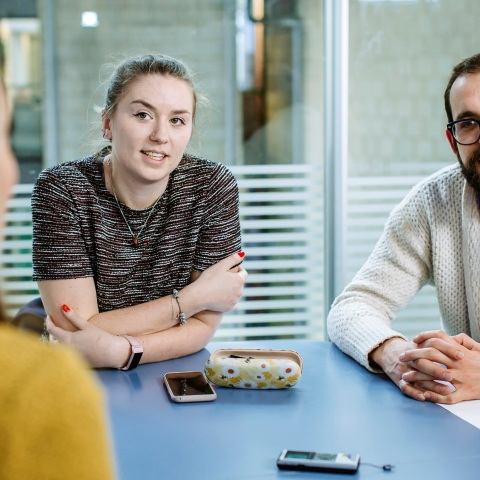 Students in a seminar