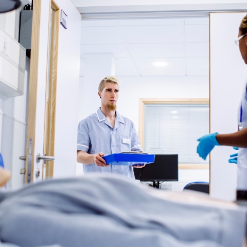 SHSSW photo shoot, November 2018 Nursing, Operating Department Practice (ODP) and Paramedic Science students.