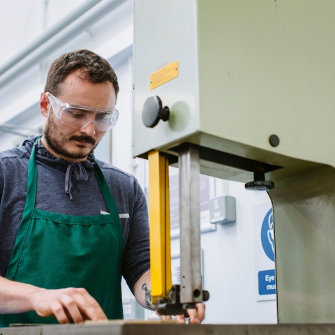 Technology Facilities, Sawing Workshop; 31st May 2019