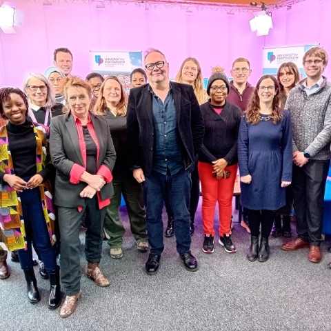 Group photo of Revolution Plastics Institute staff