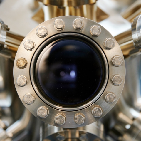 Close up of Molecular Beam Epitaxy system