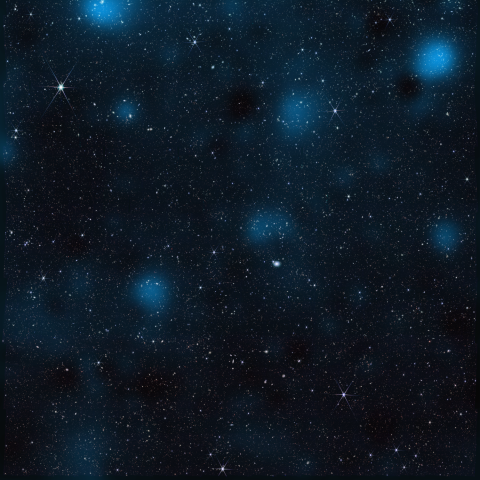 Containing nearly 800,000 galaxies, this image from NASA’s James Webb Space Telescope is overlaid with a map of dark matter, represented in blue