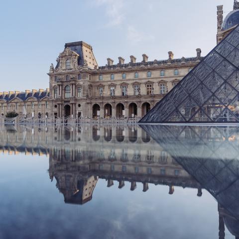 The Louvre in Paris, France