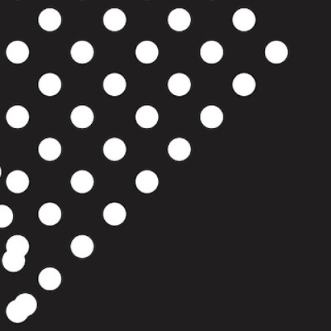 A monochromatic piece of graphic design