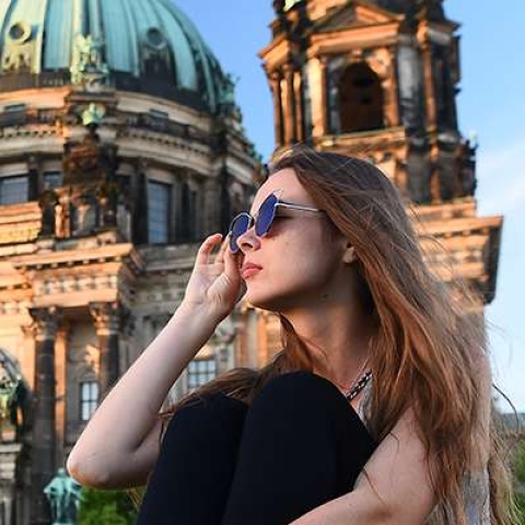 Girl in sunglasses
