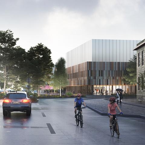 For use in relation to the new sports facility only (not for generic marketing)