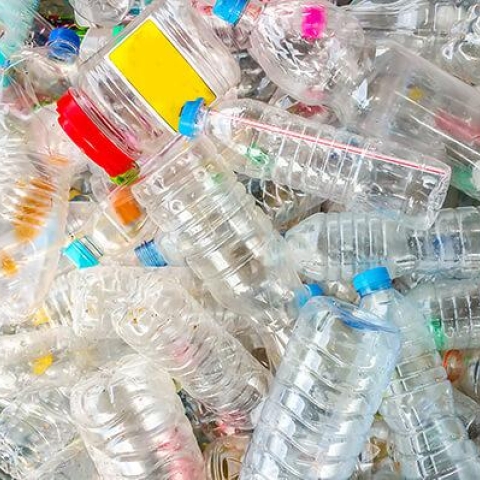 Empty plastic bottles