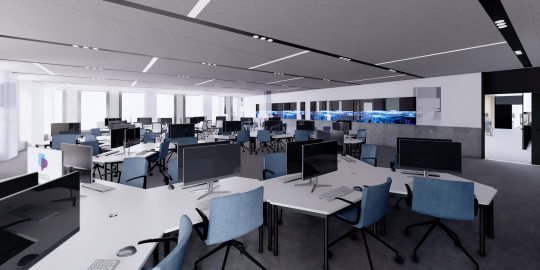 Modern computer suite