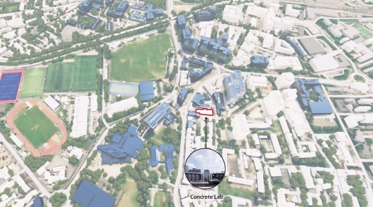 Location of the proposed CELAB on Portsmouth campus map