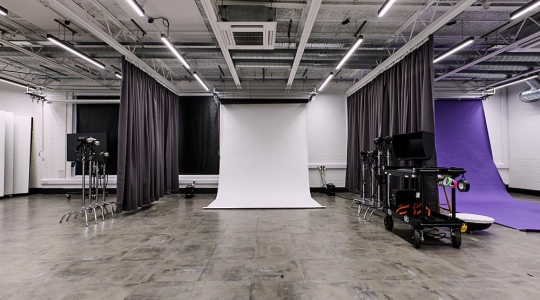 The photography studio in Eldon Building