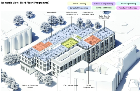 Third floor technology building design