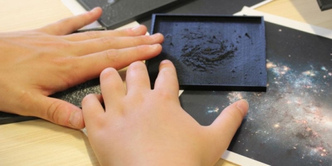 A 3D printed representation of the galaxy