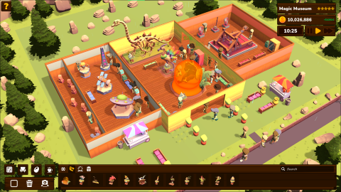 Curation game screenshot