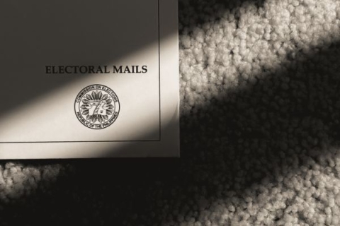 An Electoral Mail slip from the Philippines