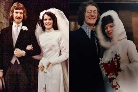 Wedding Day photos of Erich and Trisha, and Jools and Jon