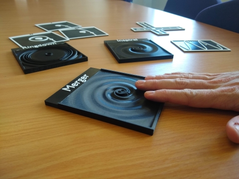 A 3D printed tactile surface 