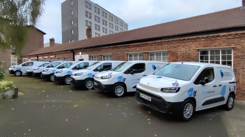 University's fleet of electric vehicles 