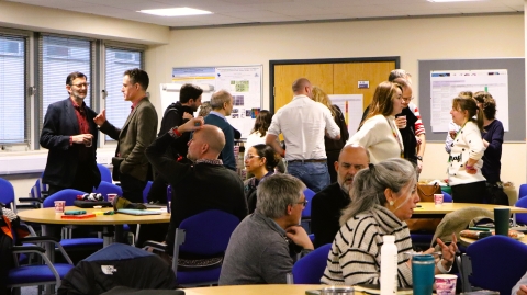 Group of people talking