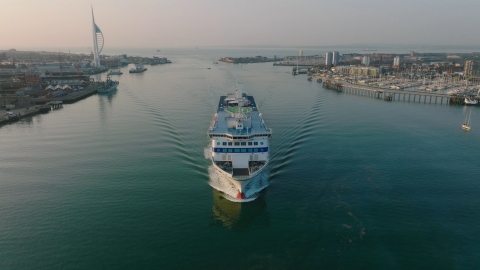 Picture of ferry at Portsmouth port