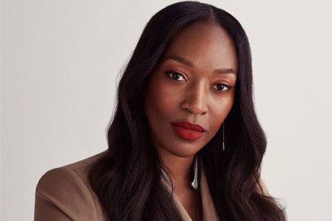 Headshot of Vanessa Kingori looking to camera