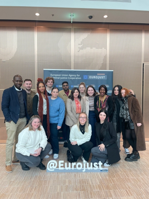 MSc students at EuroJust