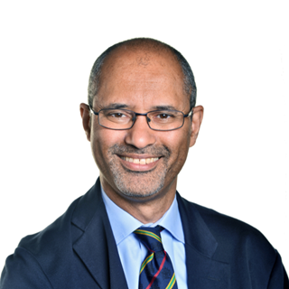 Honorary Graduate Tom Ilube smiling