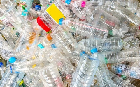 Empty plastic bottles