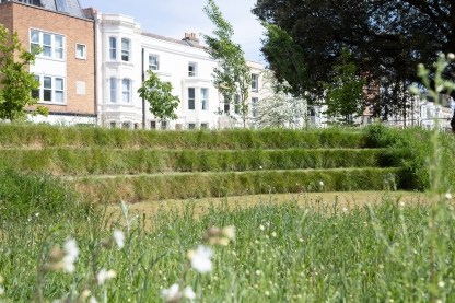 External shots of Ravelin Building, new sports facility
