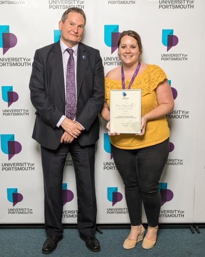 Zoe Monk on behalf of the Portsmouth Cheerleading Club