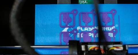 3d printed logos, Technology Facilities; 31st May 2019