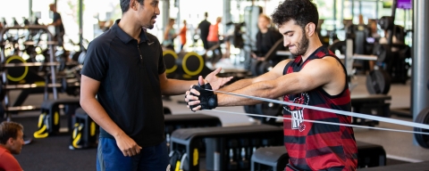 Photo of visitors exercising together - Ravelin Activities