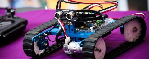 A mechanical car model