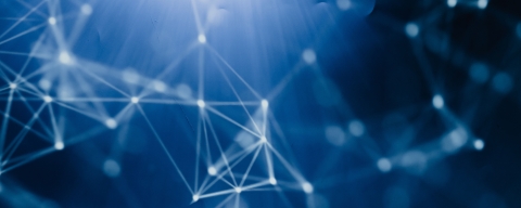 Network of nodes and edges, as used in machine learning