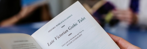 Opening page of Late Victorian Gothic Tales