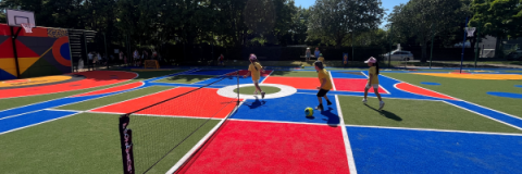 Children playing at PLAYCE