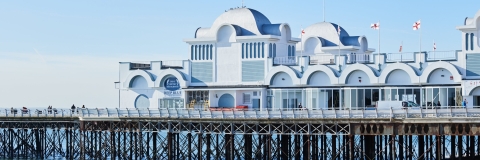 the South Parade pier in Portsmouth