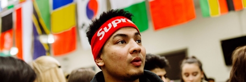 Student at Festival of Cultures