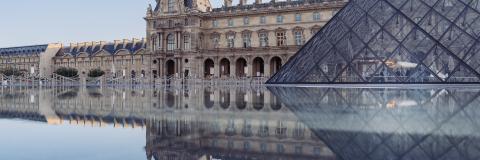 The Louvre in Paris, France