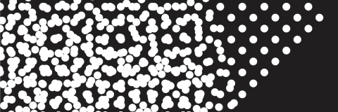 A monochromatic piece of graphic design