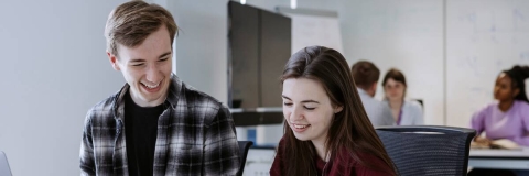 Students writing their Personal Statement