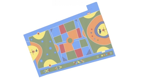 New design of the PLAYCE playground in Portsmouth