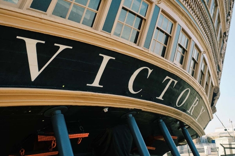 Stern of the HMS Victory in Portsmouth Historic Dockyard
