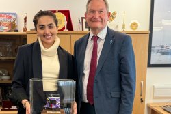 Neha Mudassir and Professor Graham Galbraith