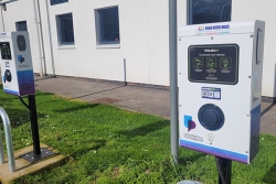 EV chargers at Eldon Building car park